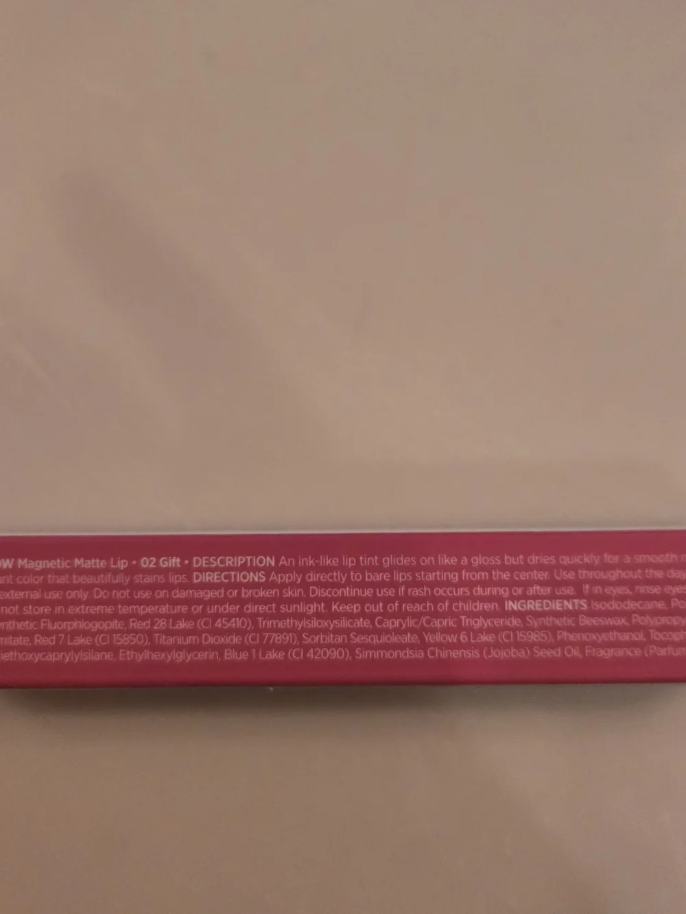 Unicorn Glow Magnetic Matte Lip - Pink